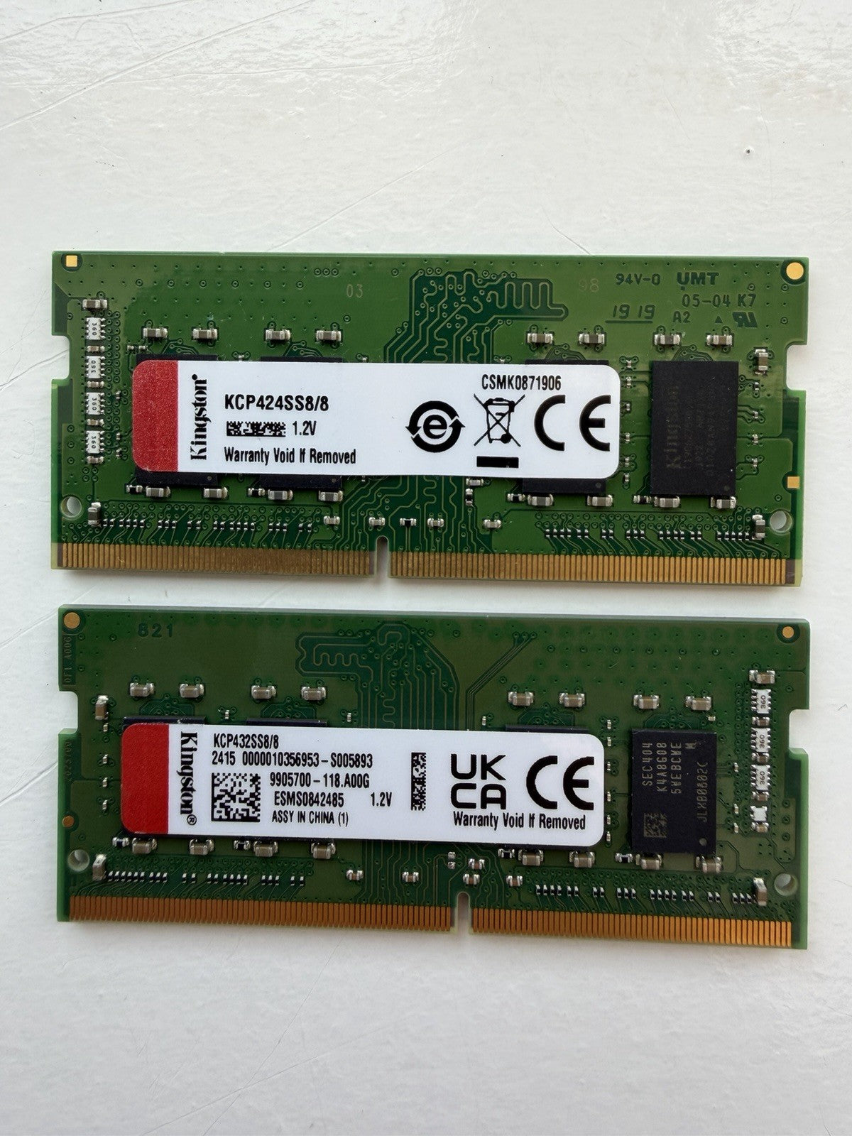 16GB Kit (2x8GB) Kingston DDR4 2400MHz Laptop RAM SODIMM PC4-19200