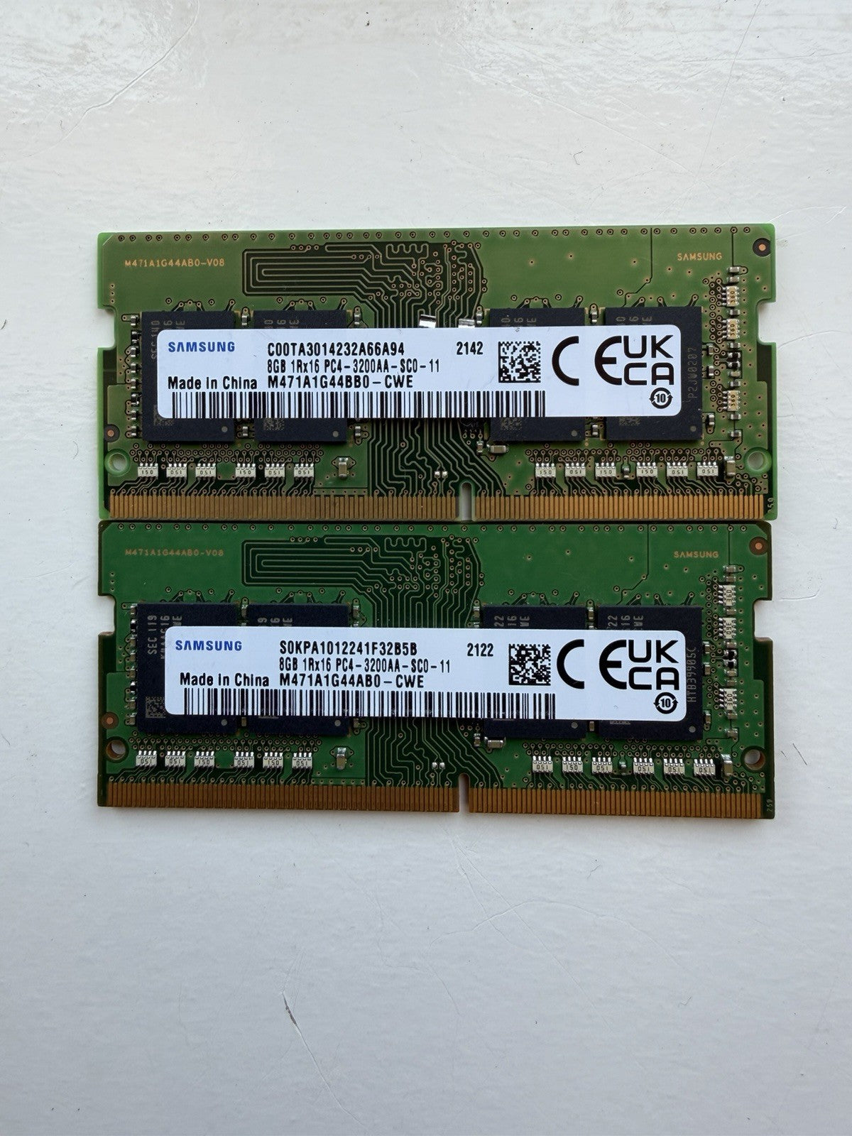 16GB Kit (2x8GB) Samsung DDR4 3200MHz Laptop RAM SODIMM PC4-3200AA